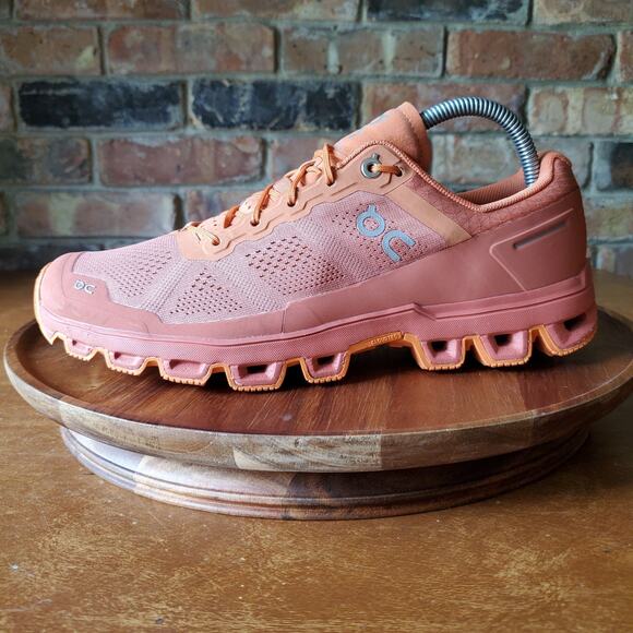 ON Cloud Cloudventure Sandstone Orange Trail Running Shoe Sneakers Women's 9.5